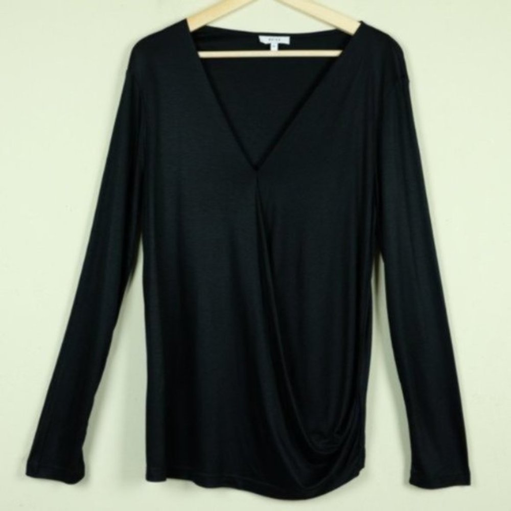Reiss Rox Wrap Long Sleeve Top